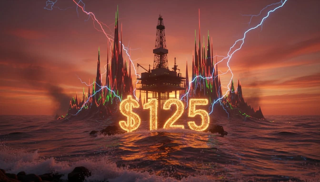 Crude Oil will be greater than 125 USD/Bbl on May 1, 2026