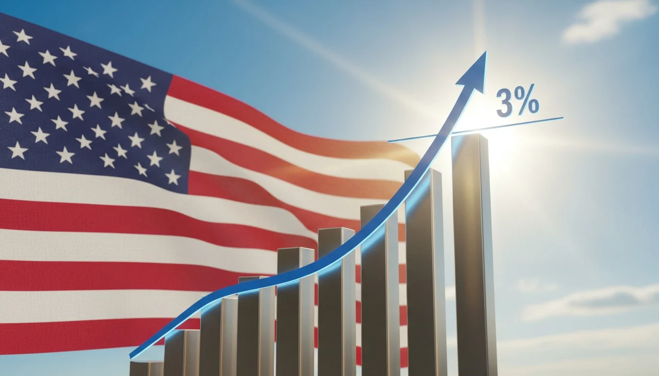 United States GDP Annual Growth Rate will be greater than 3% on Jul 1, 2027